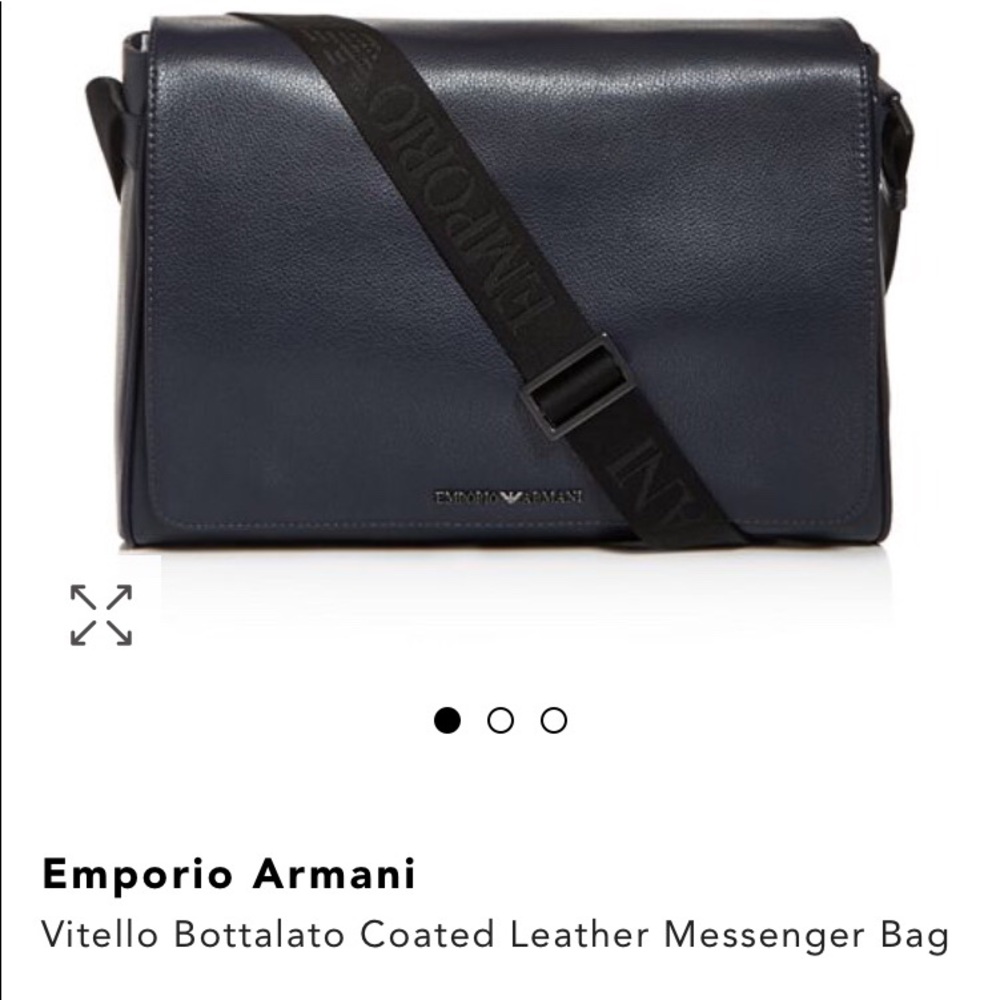 New Emporio Armani Messenger Bag/ Briefcase Blue